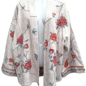 Sundance Embroidered Garment with Brown Patterns